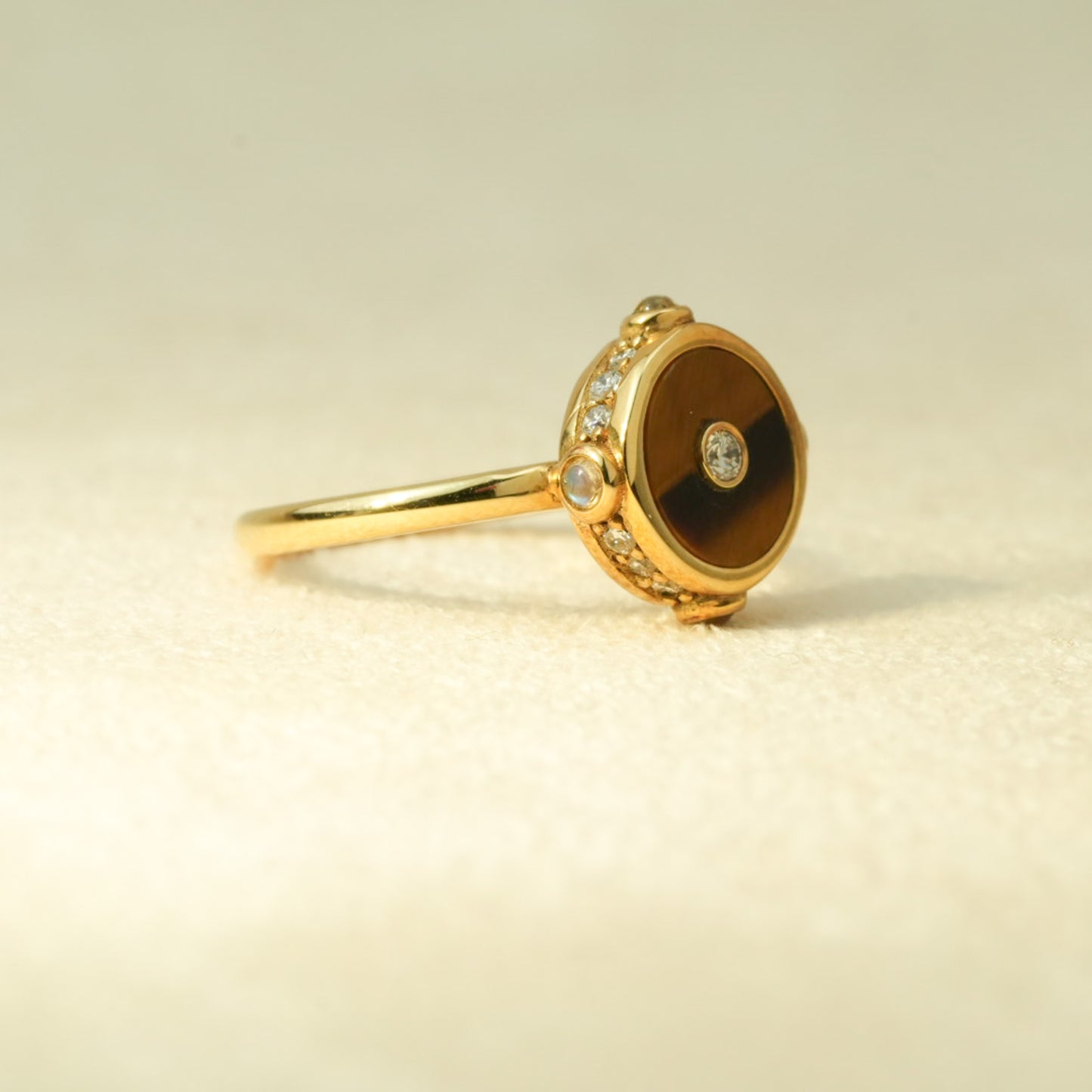 Tiger's Eye Petite Signature Ring