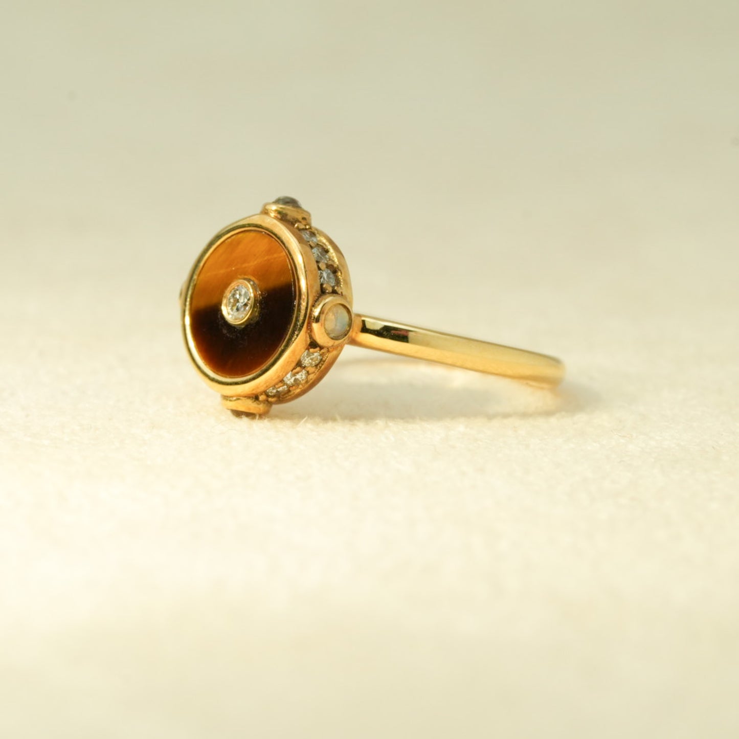 Tiger's Eye Petite Signature Ring