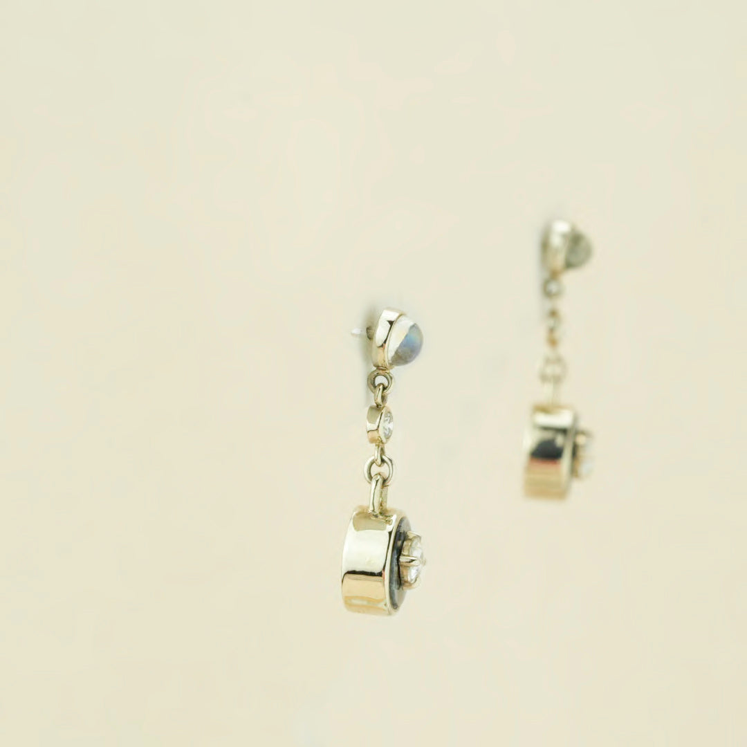 Lunar Noir Drop Earrings