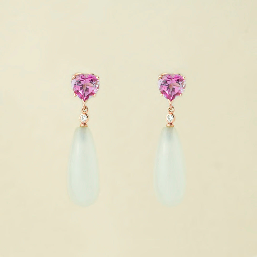 Pink Romance Earrings