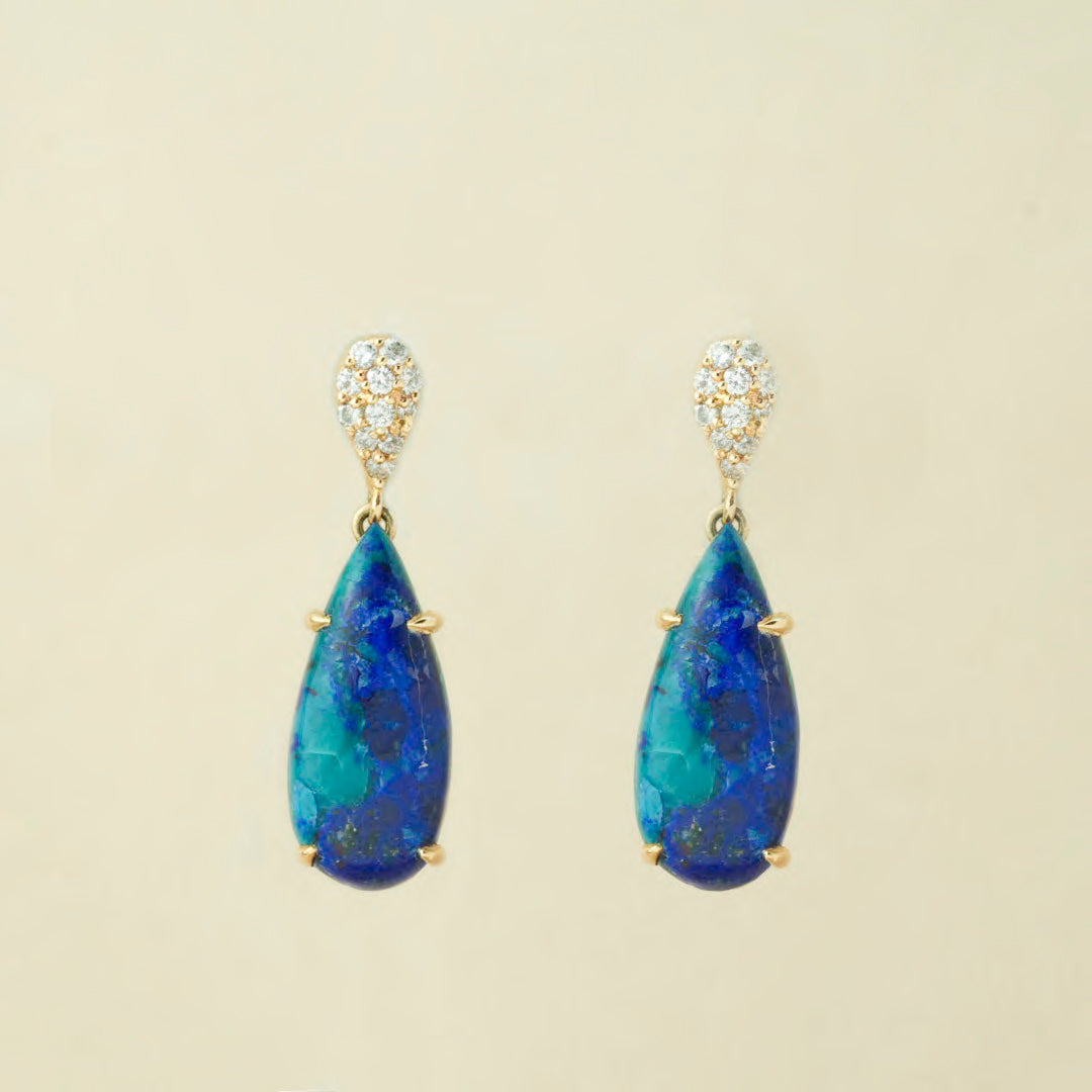 Azur Ocean Drop Earrings