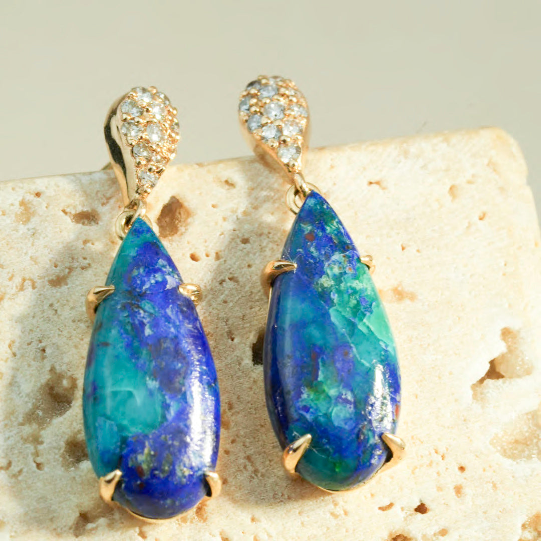 Azur Ocean Drop Earrings