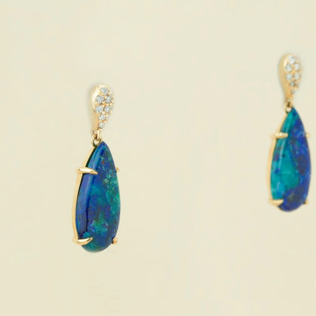 Azur Ocean Drop Earrings