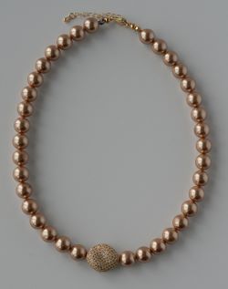 Golden Radiance Pearl Necklace