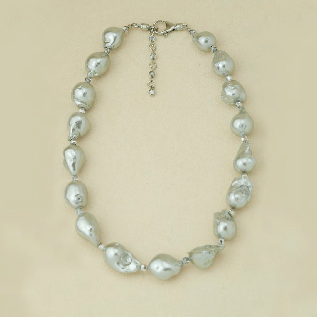 Silver Lustre Necklace