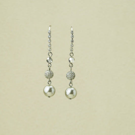 Silver Glow Earrings