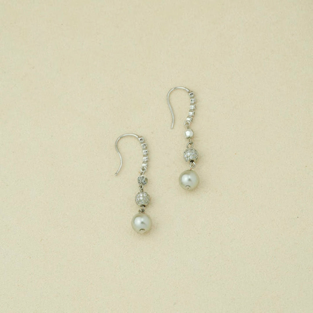 Silver Glow Earrings