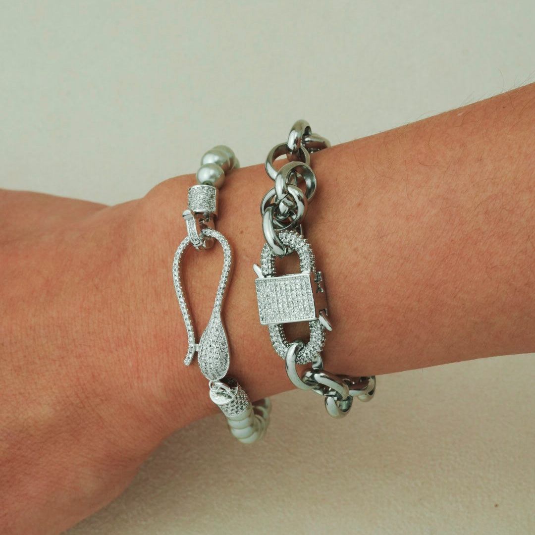 Silver Radiant Link Bracelet