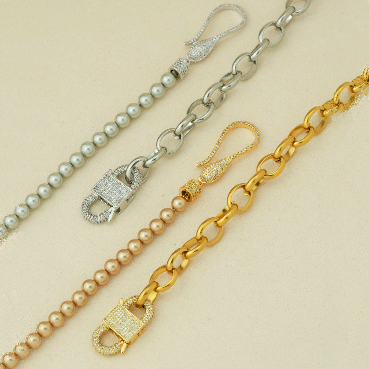 Golden Radiant Link Bracelet